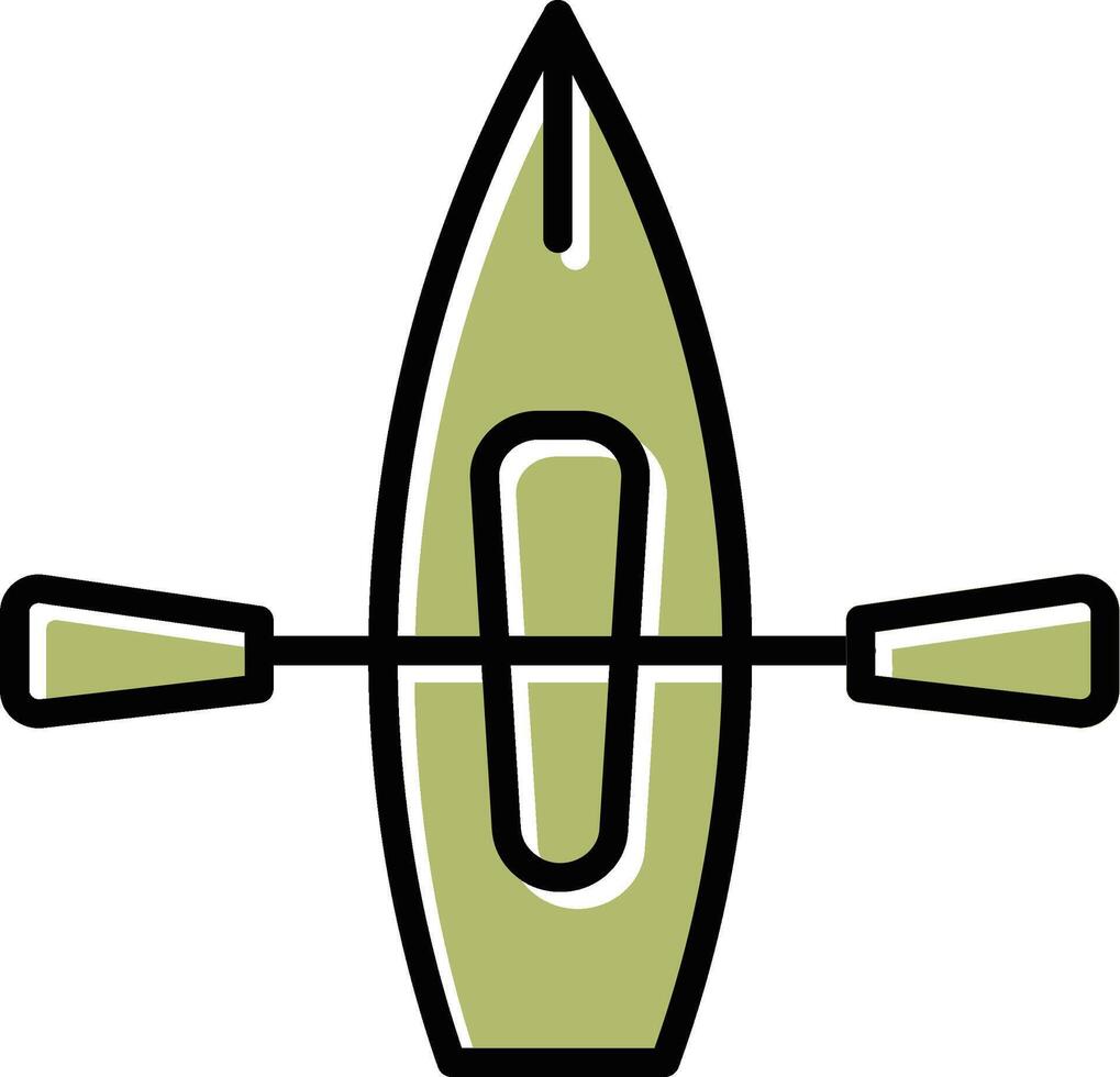 Kayak Vector Icon
