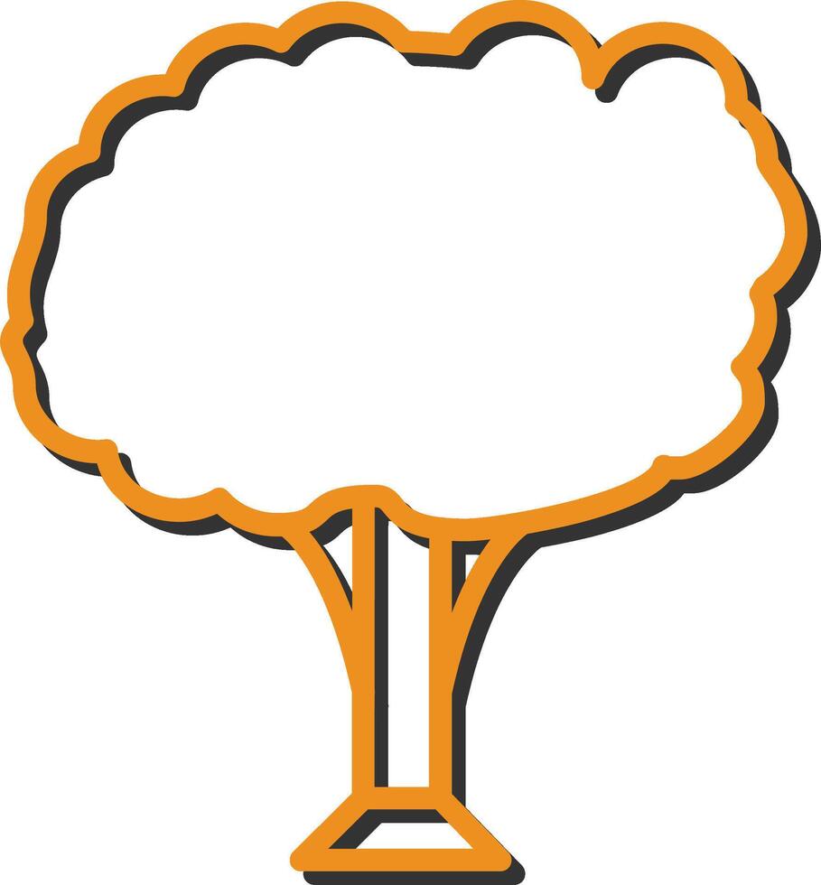 icono de vector de árbol