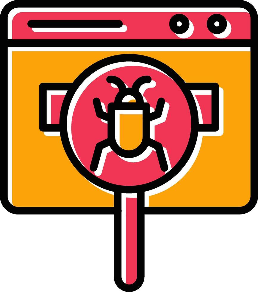 Web Bug Vector Icon