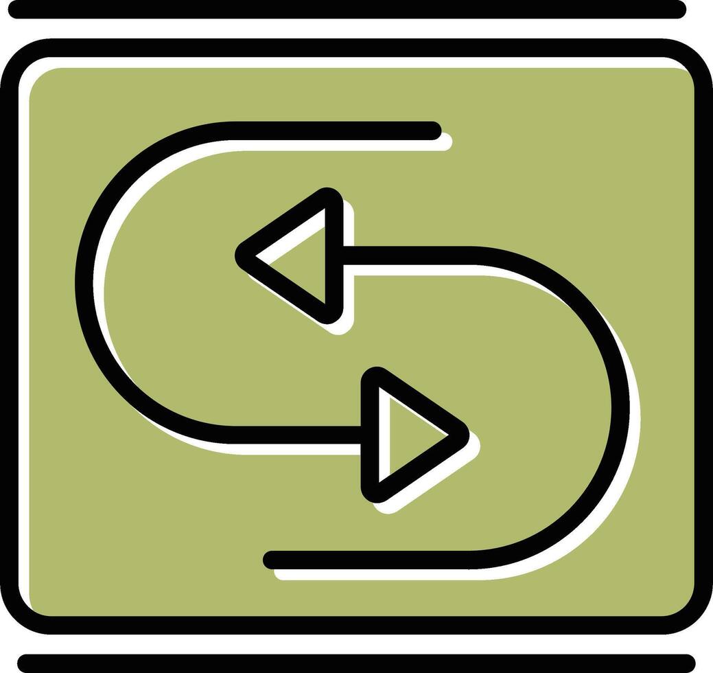 Reverse Arrow Vector Icon