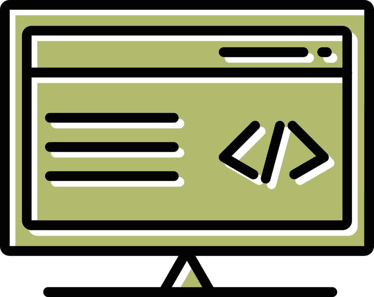 Clean Code Vector Icon