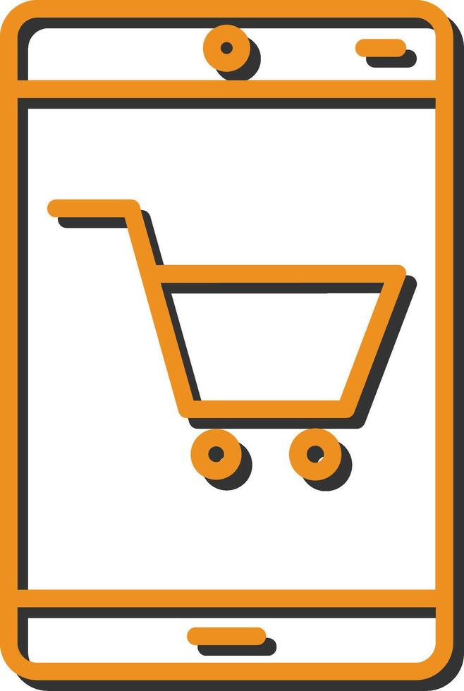 icono de vector de tienda online