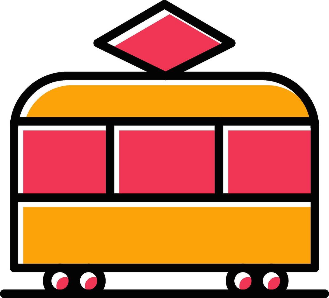 Tram Vector Icon