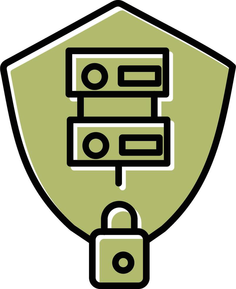 Secure Server Vector Icon