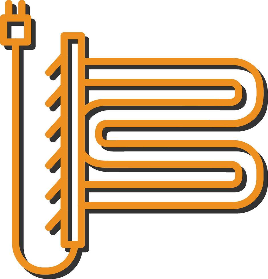 Towel Dryer Vector Icon