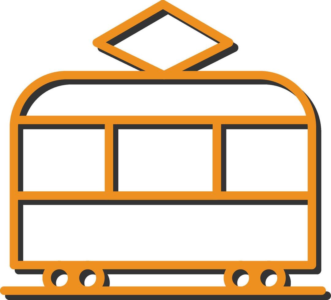 Tram Vector Icon