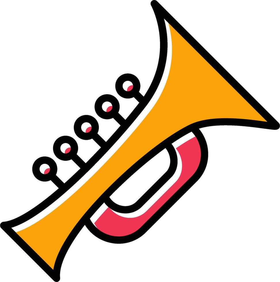 icono de vector de tuba