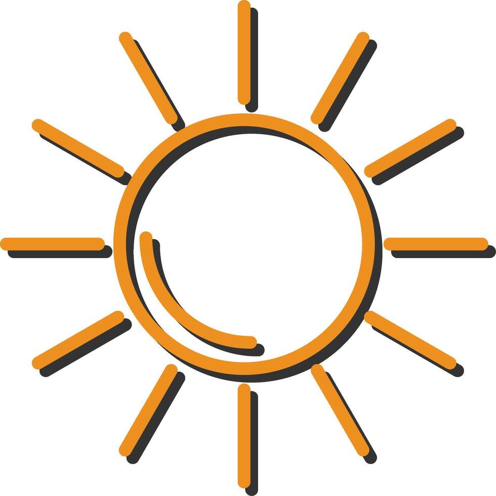 Sun II Vector Icon