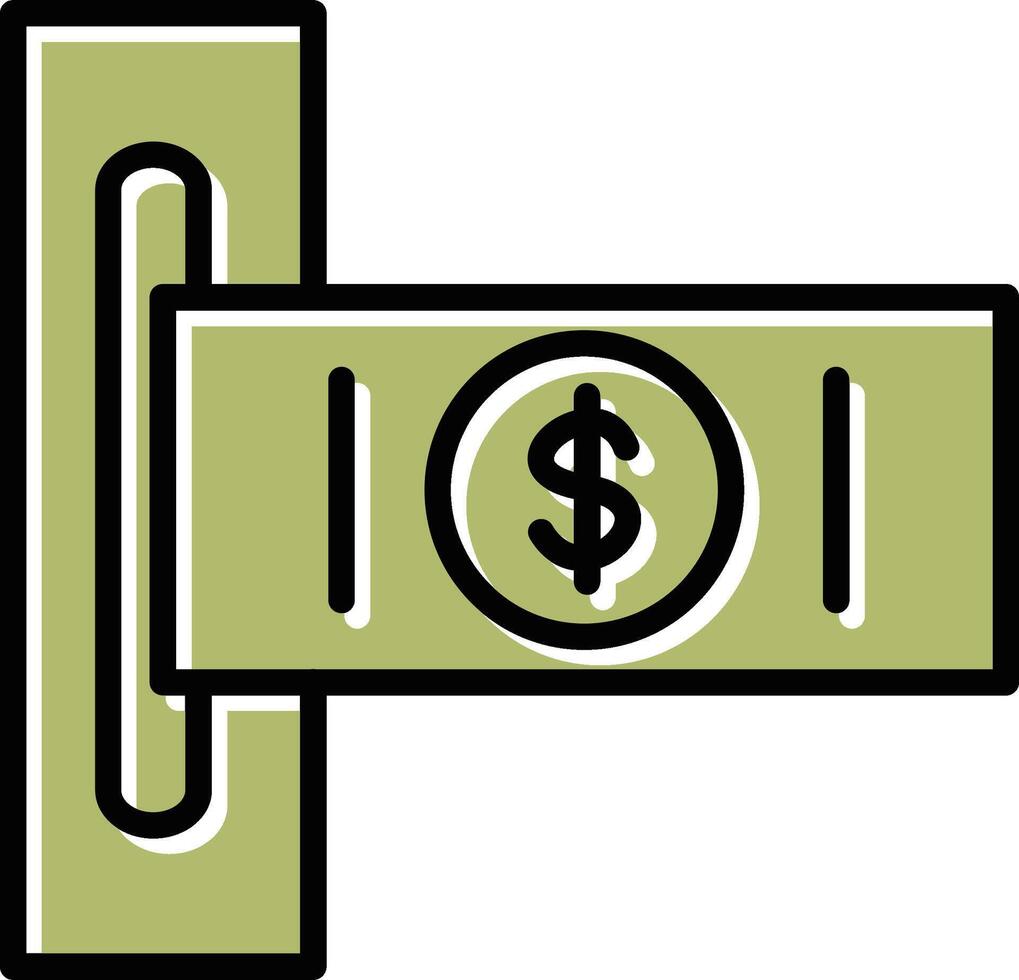 Slot of Bills Vector Icon