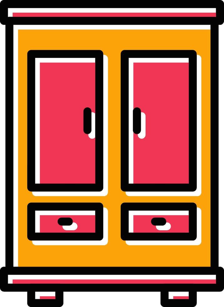 Cupboard Vector Icon