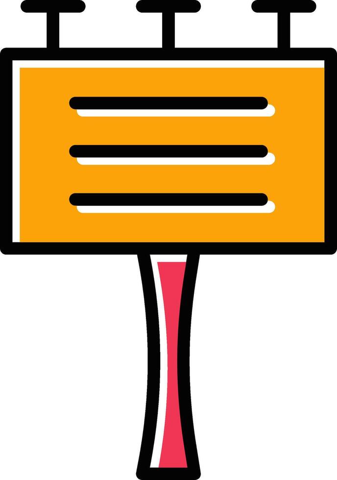 Signboard Vector Icon