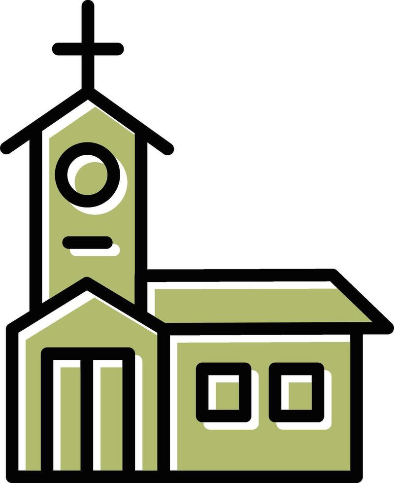 Building Church Vector Icon