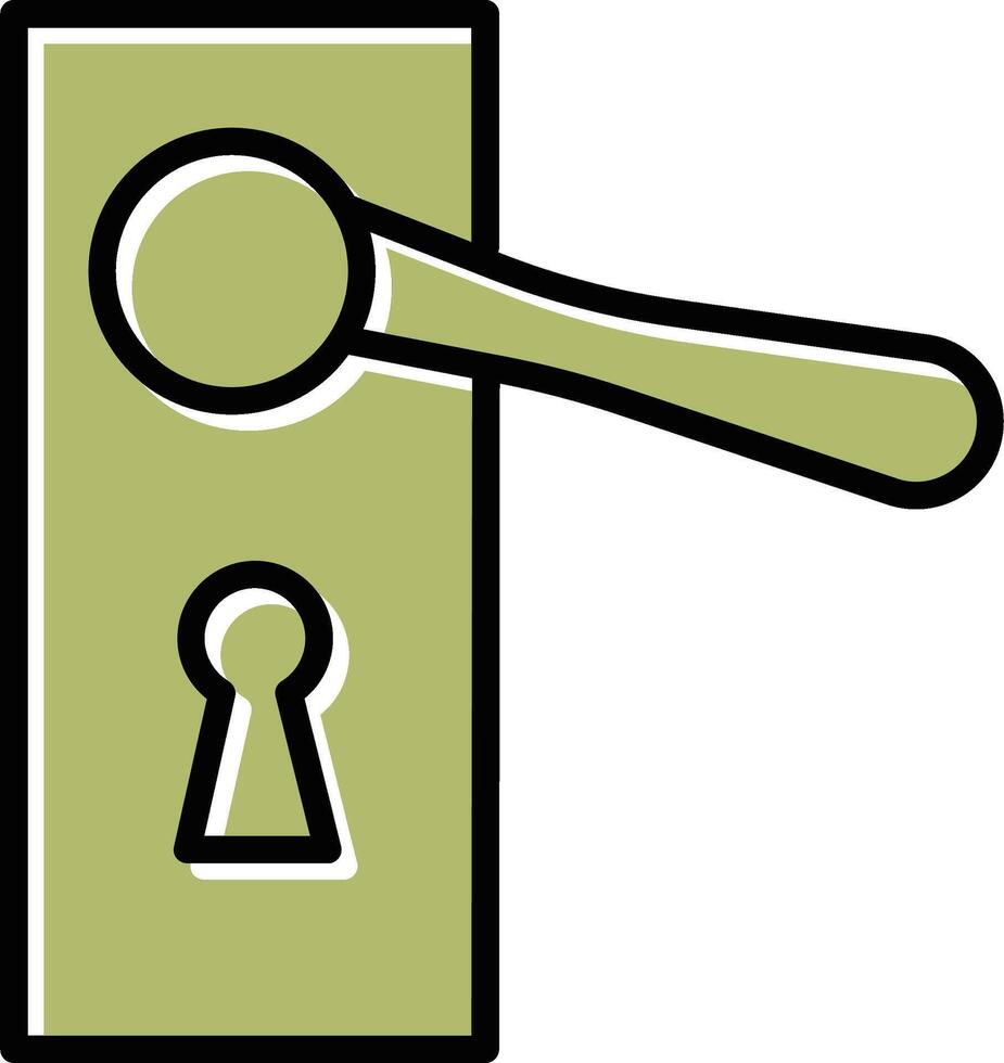 Door Handle Vector Icon