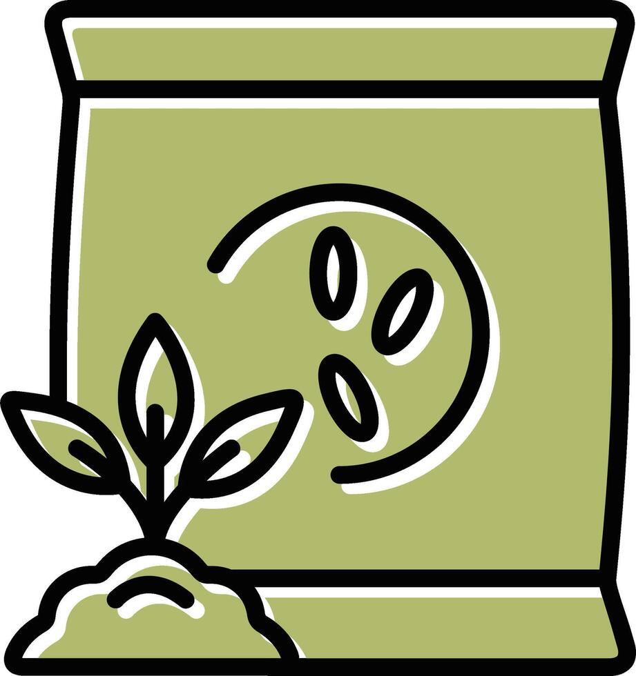 Fertilizer Bag Vector Icon