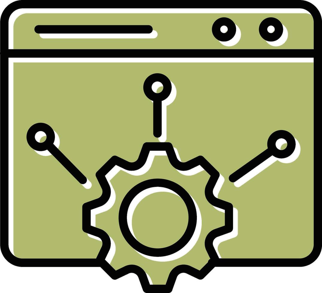Web Setting Vector Icon