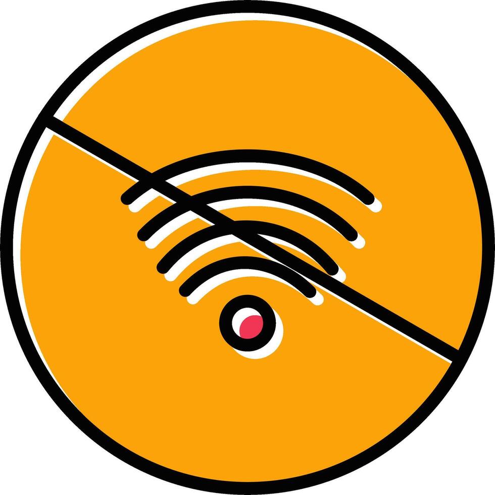 No Wifi Vector Icon