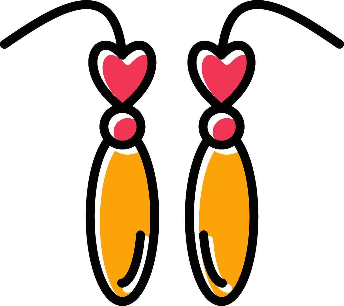 Earrings Vector Icon