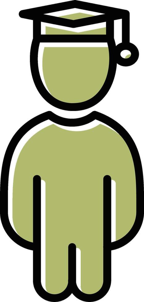 Student Standing Vector Icon