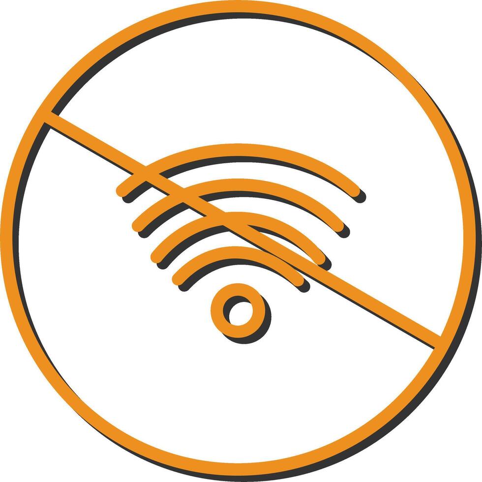 No Wifi Vector Icon