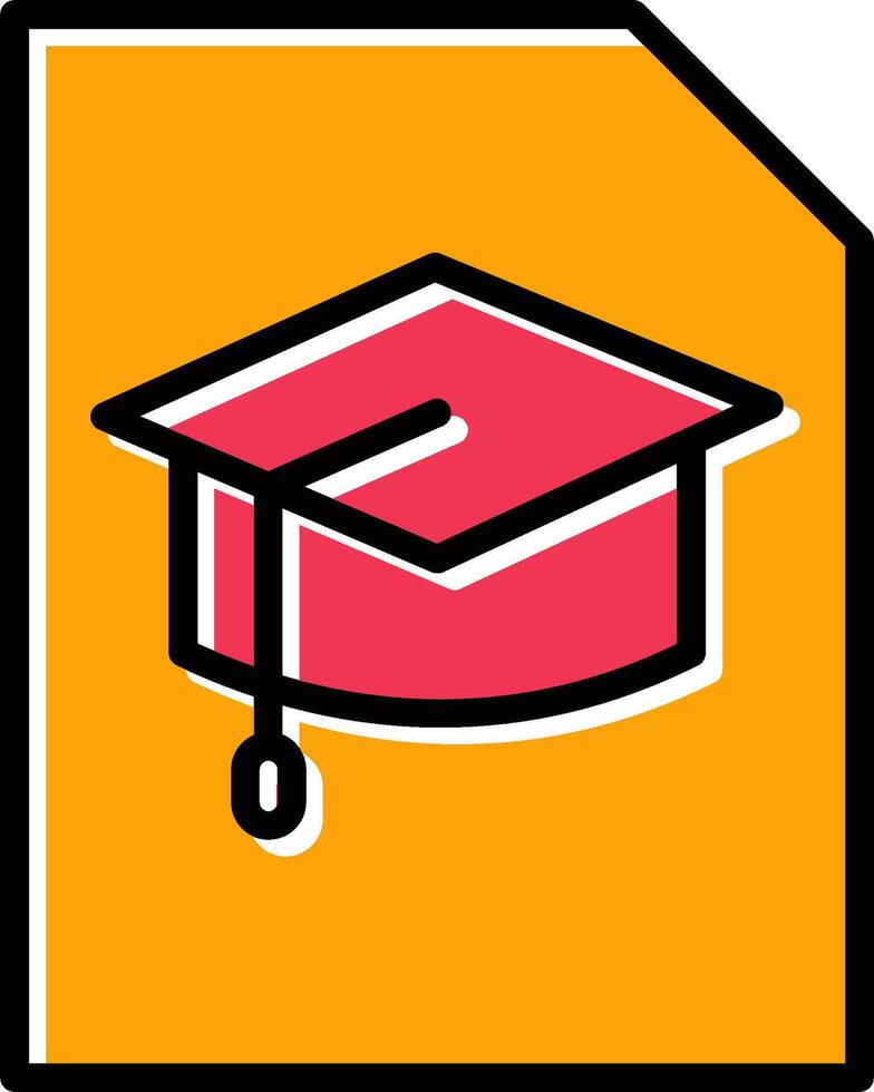 icono de vector de graduación