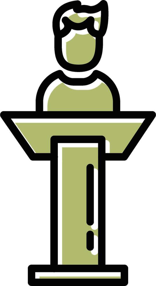 Elected Candidate Vector Icon