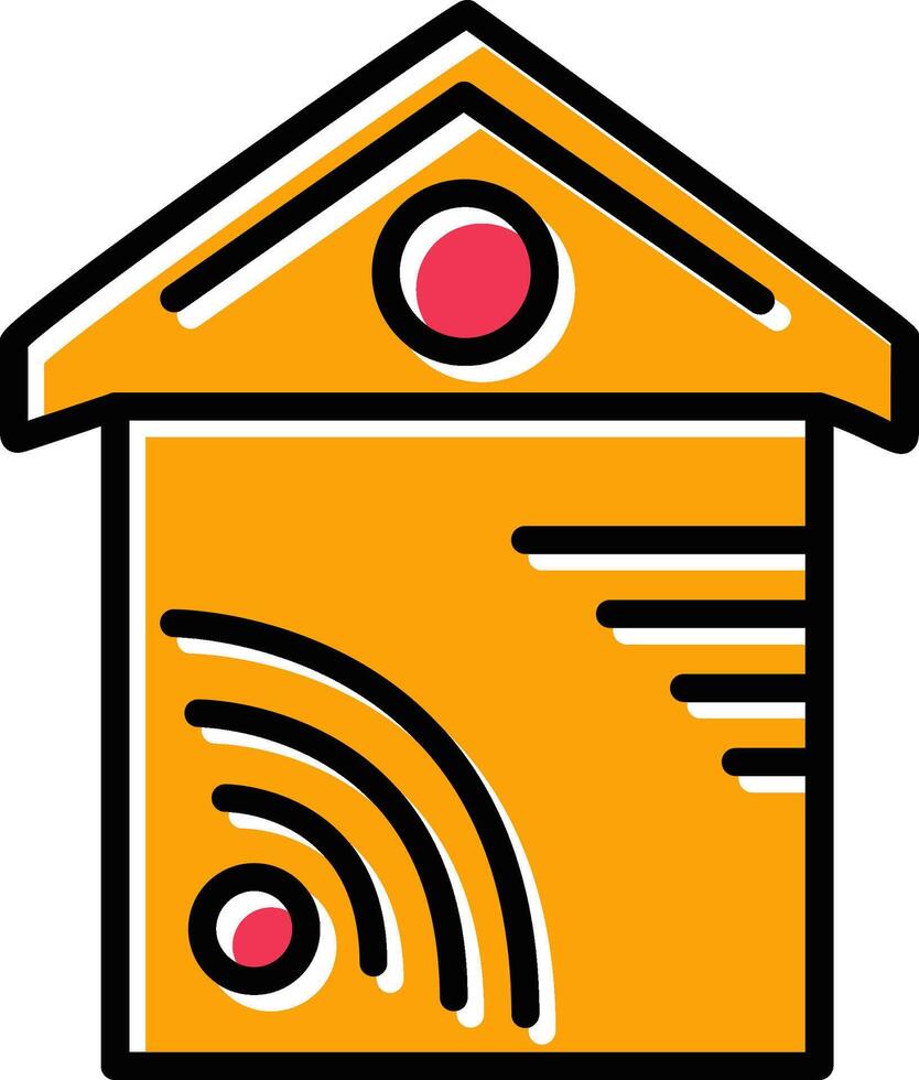 House Wifi Vector Icon