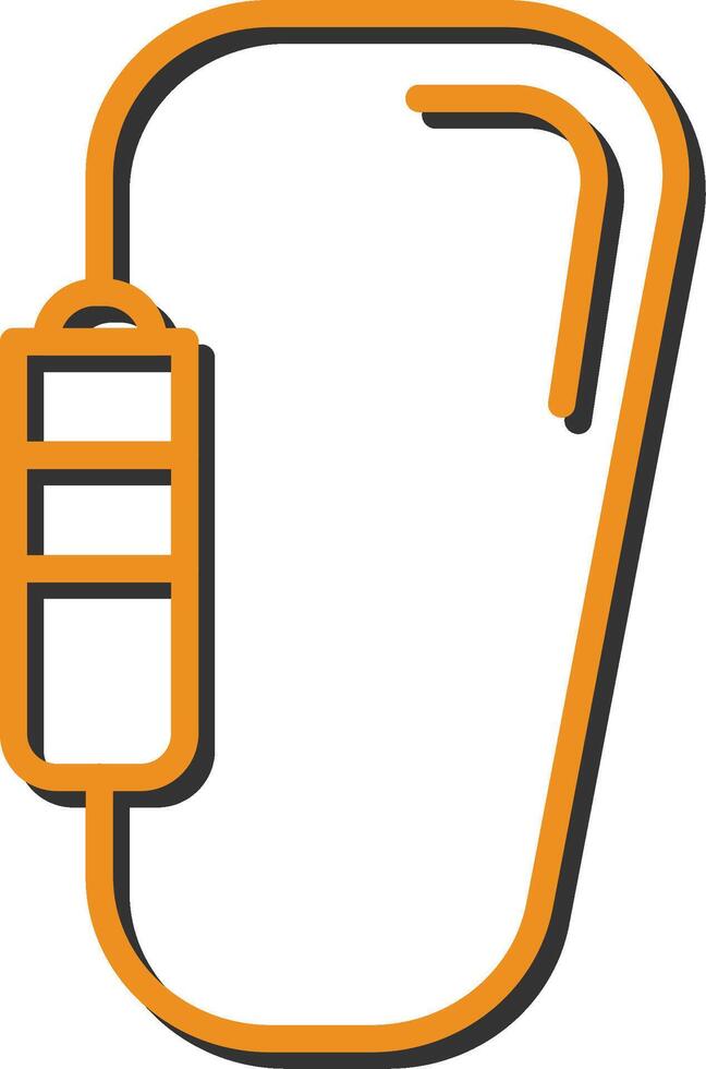 Carabiner Vector Icon