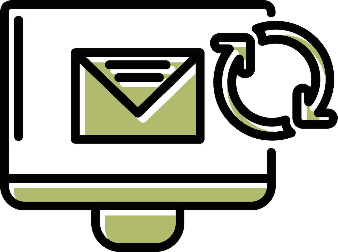 Refresh Mail Vector Icon