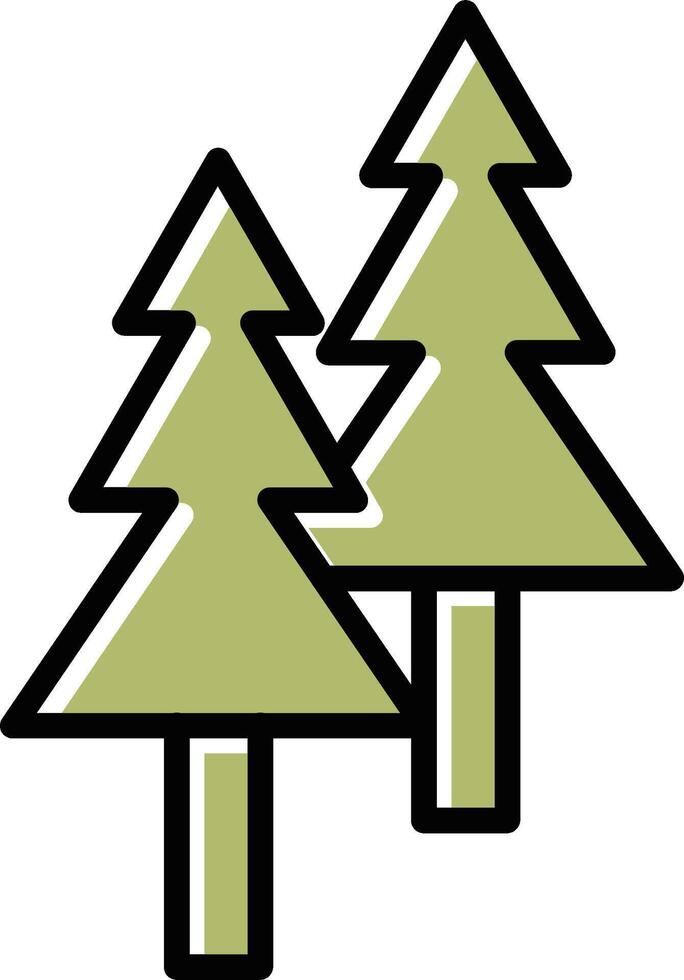 Pine Tree Vector Icon