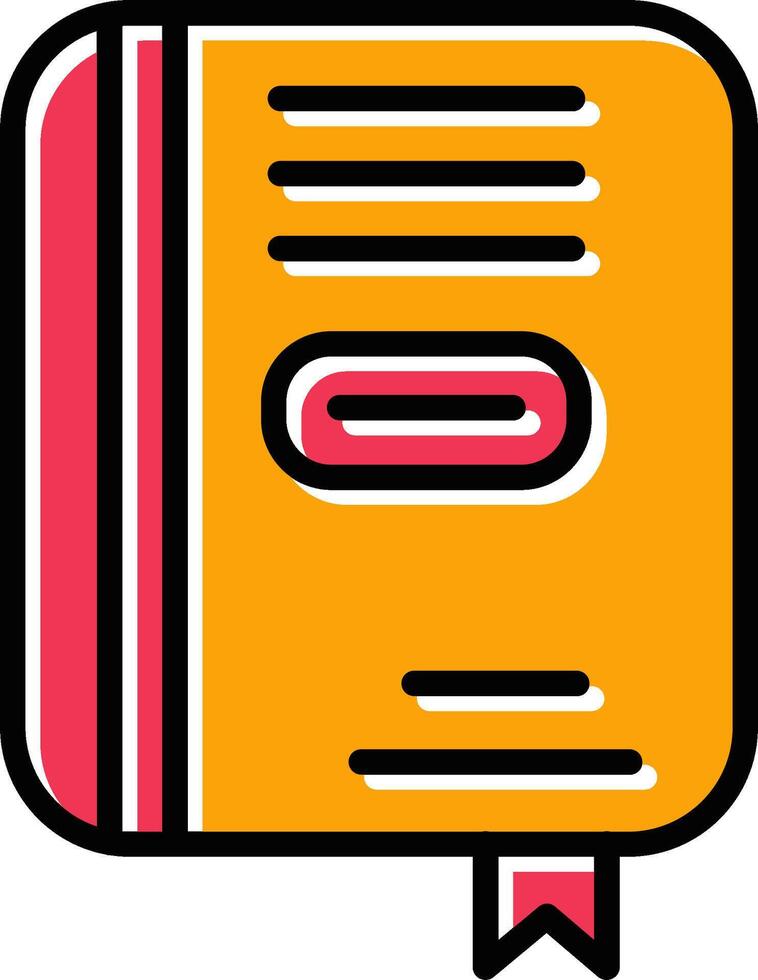 icono de vector de libro