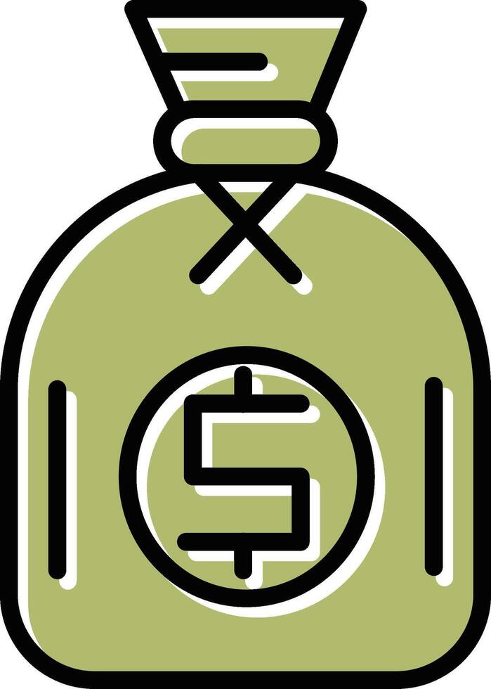 Dollar Sack Vector Icon