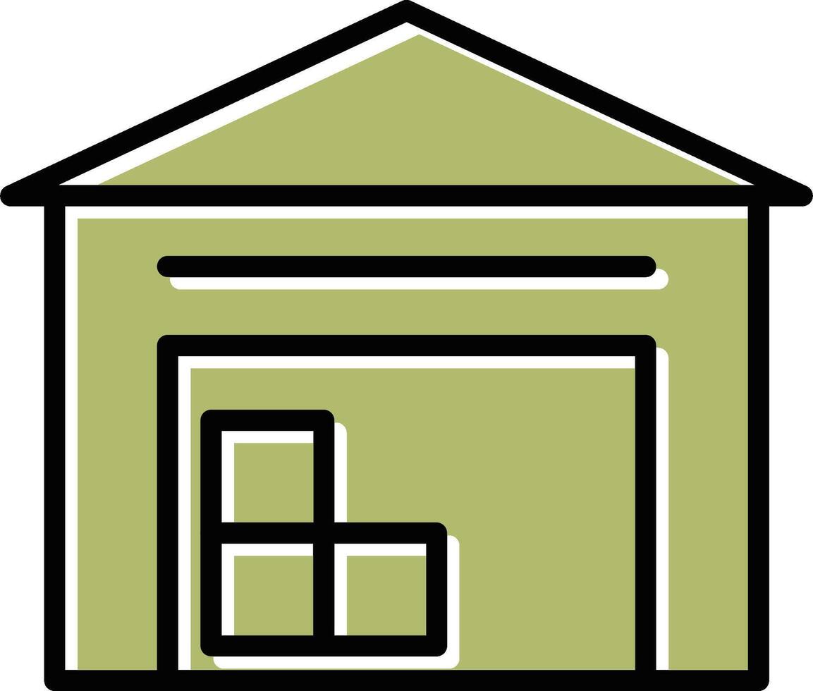 Warehouse Vector Icon