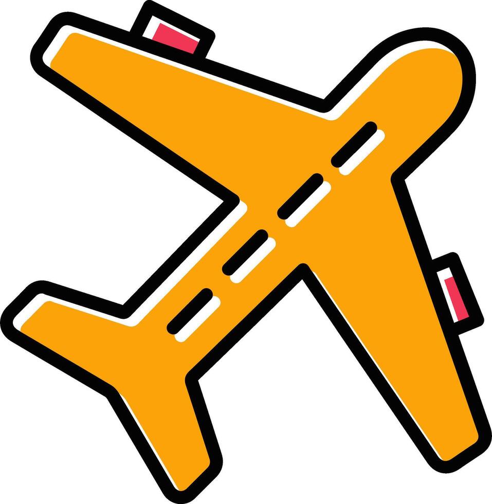 Plane Flying Vector Icon