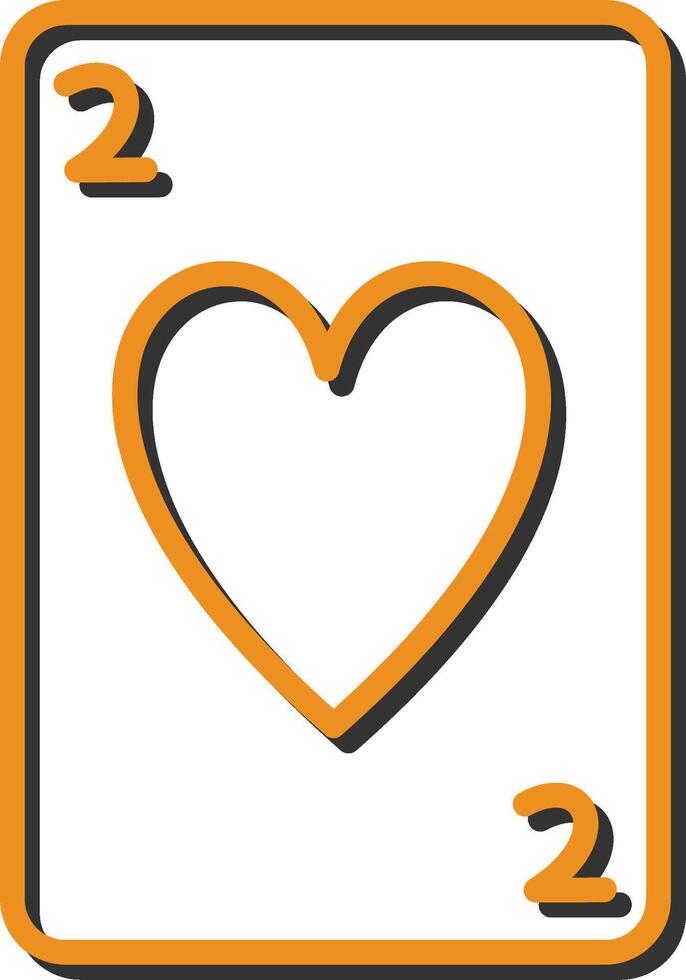 Hearts Card Vector Icon