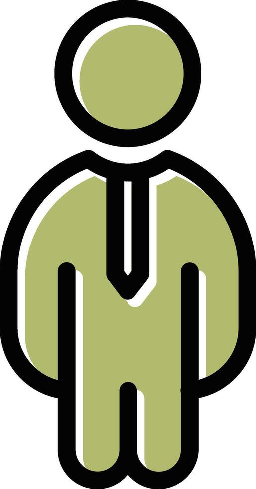 icono de vector de empresario