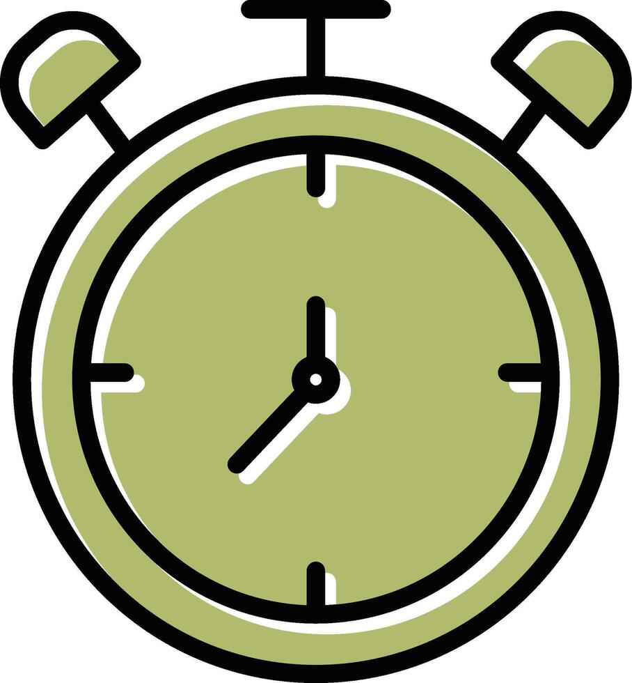 icono de vector de reloj grande