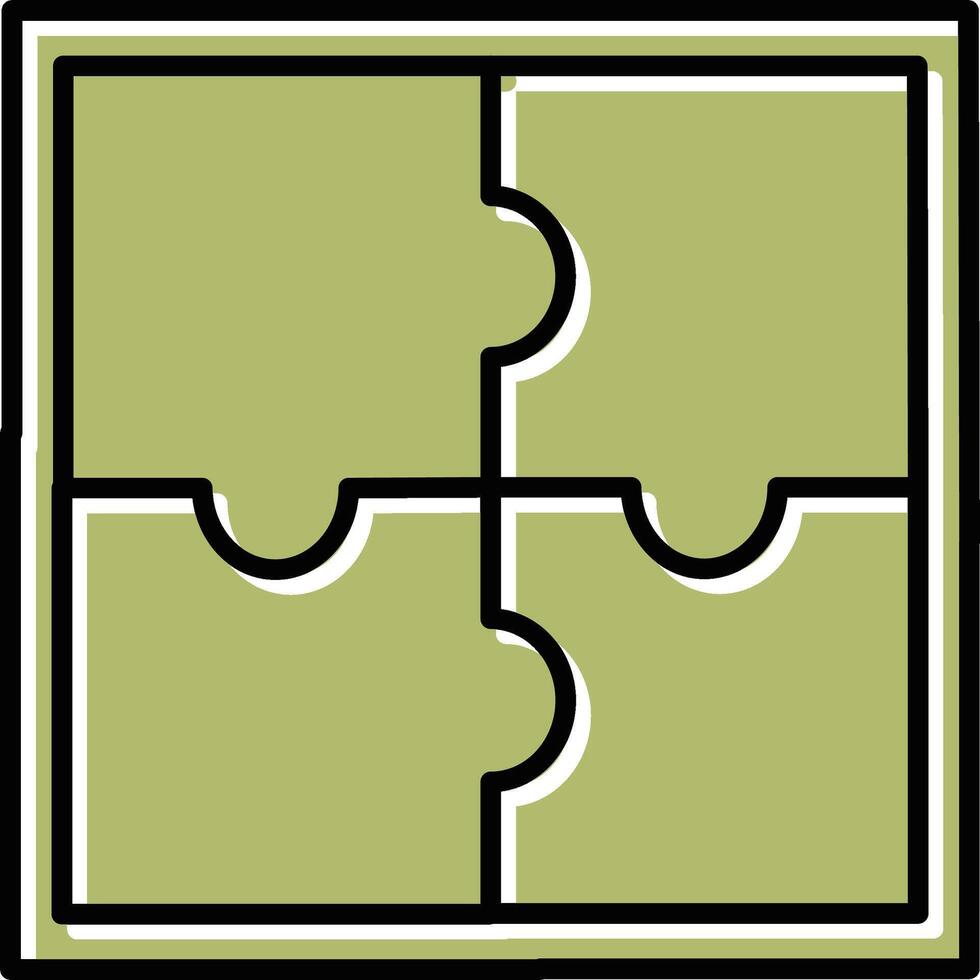 Puzzle Vector Icon