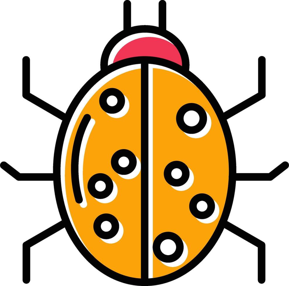 icono de vector de insecto