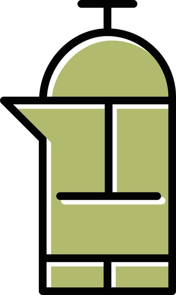 French Press Vector Icon