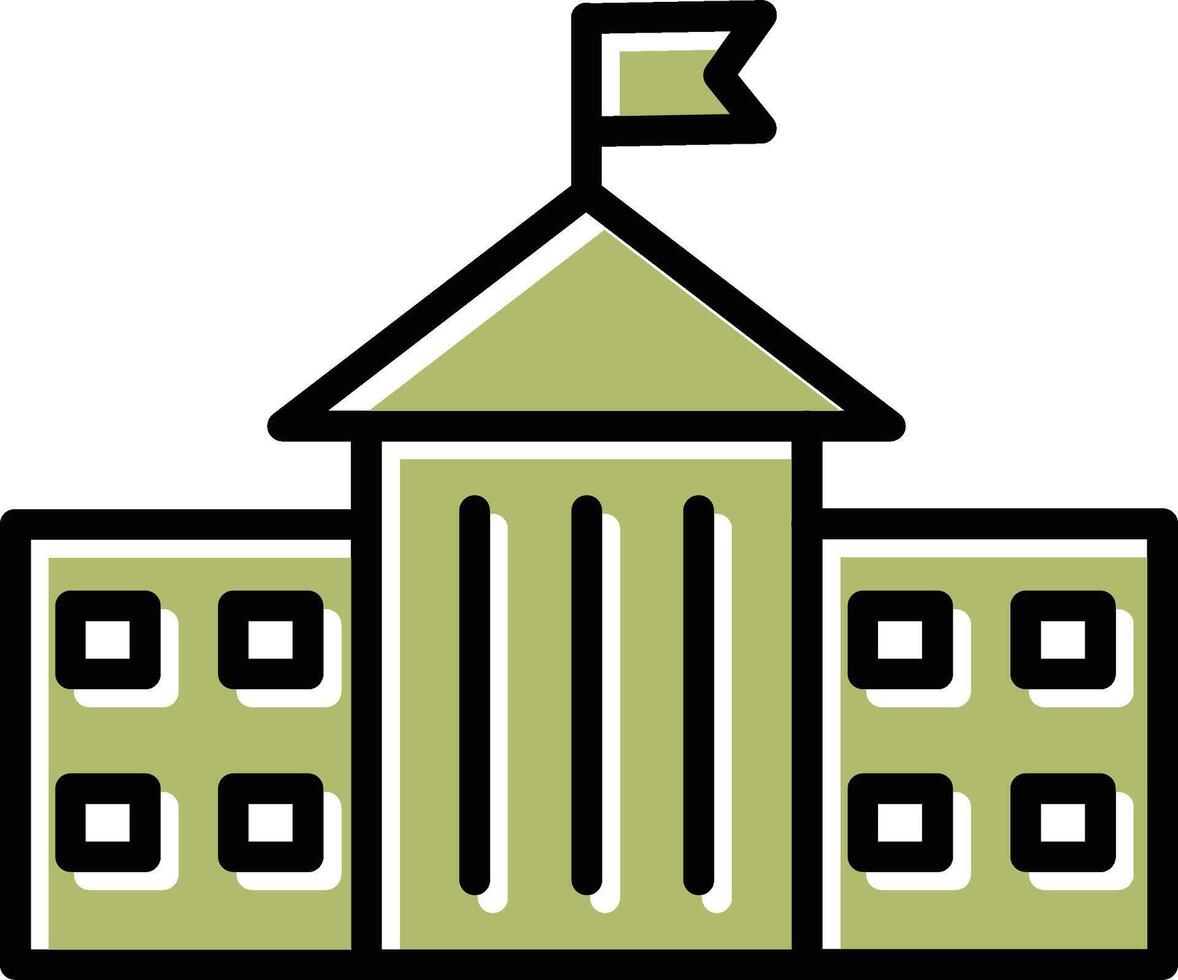 Presidential Building Vector Icon