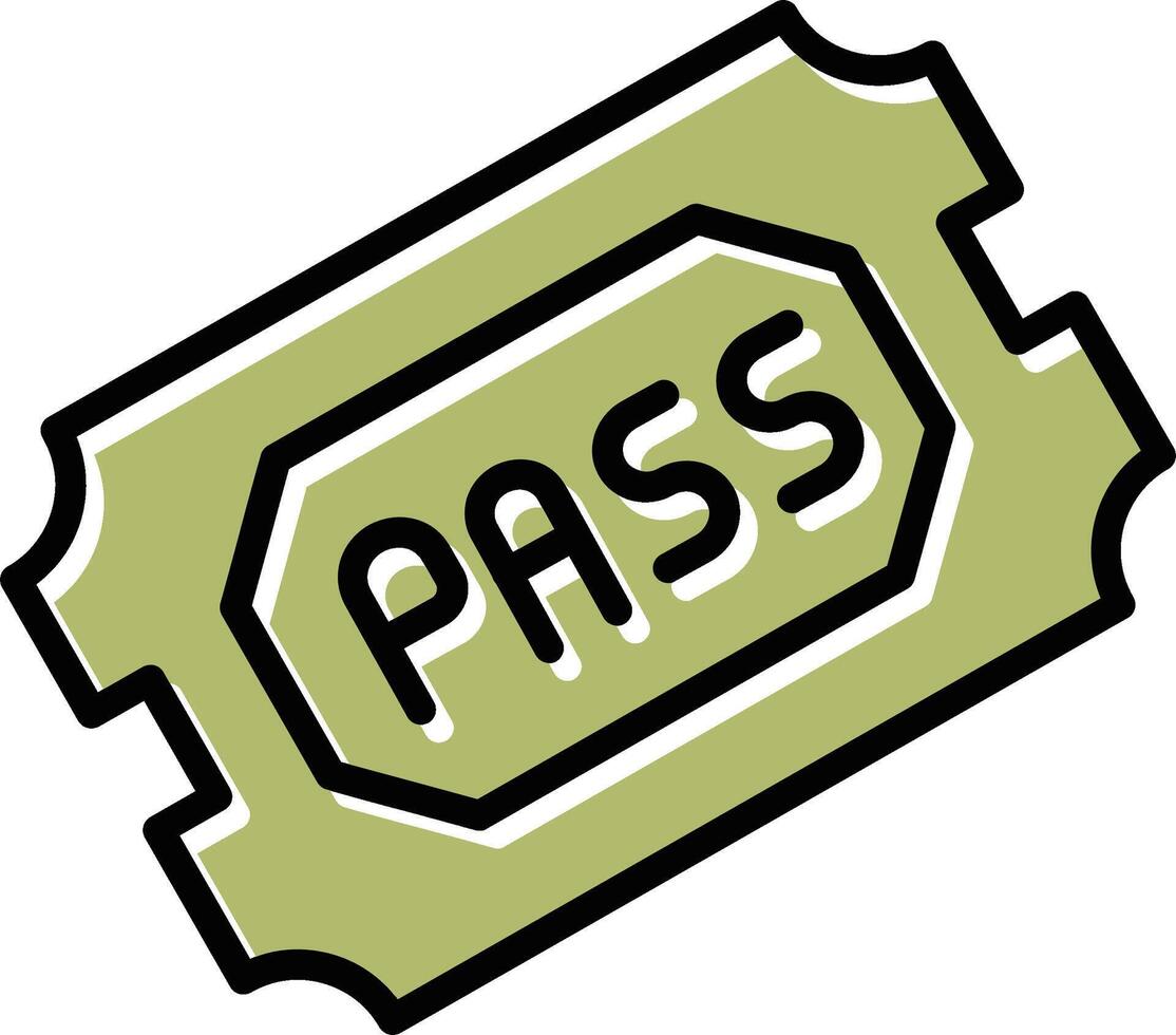 Passes Vector Icon