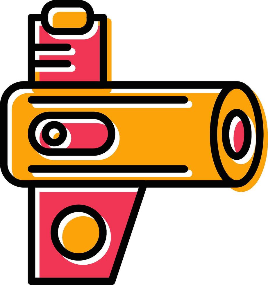 Portable Forced Air Heat Vector Icon