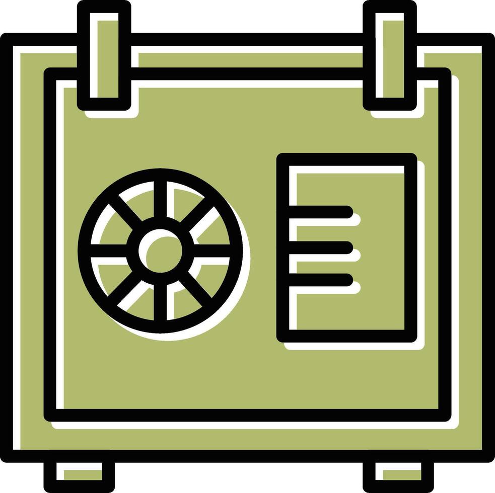 Safe Box Vector Icon