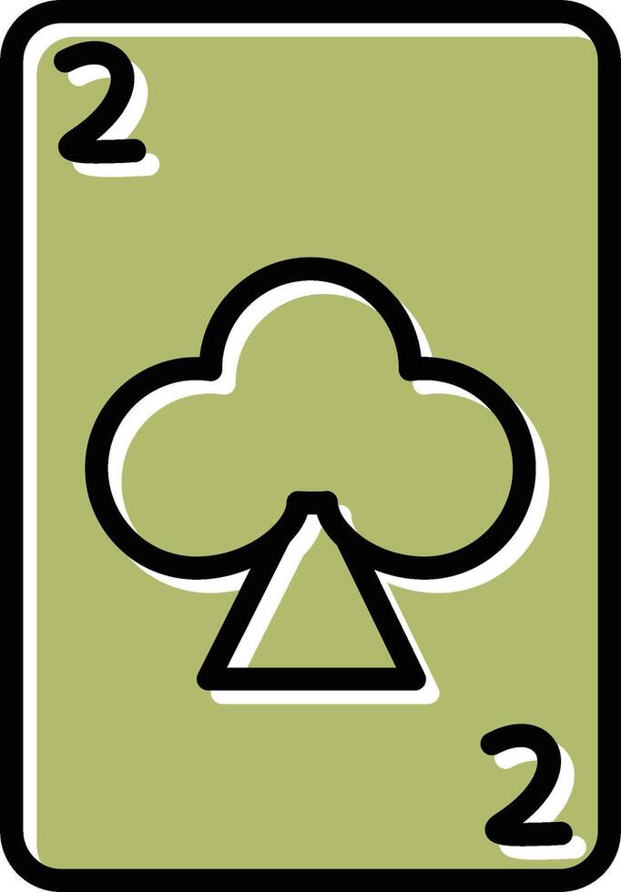 Clubs Card Vector Icon