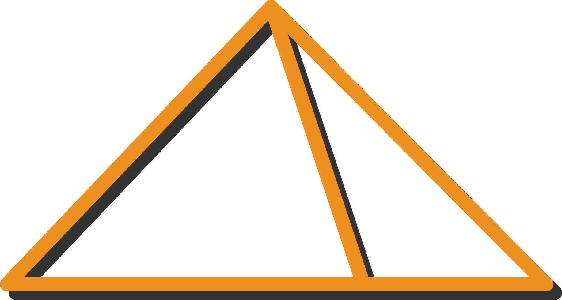 Pyramid Vector Icon