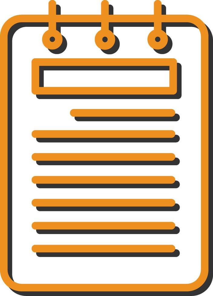 Notepad Vector Icon