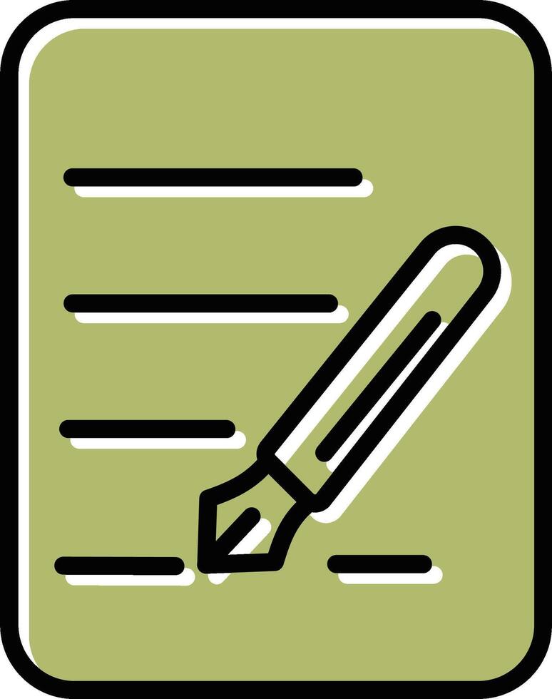 Fountain Pen Vector Icon
