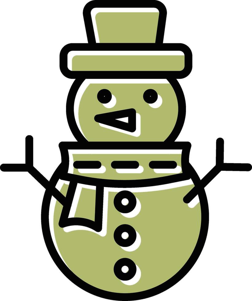 Snowman Vector Icon