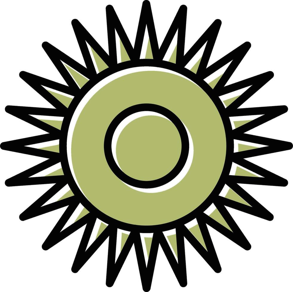 Optical Radiation Vector Icon