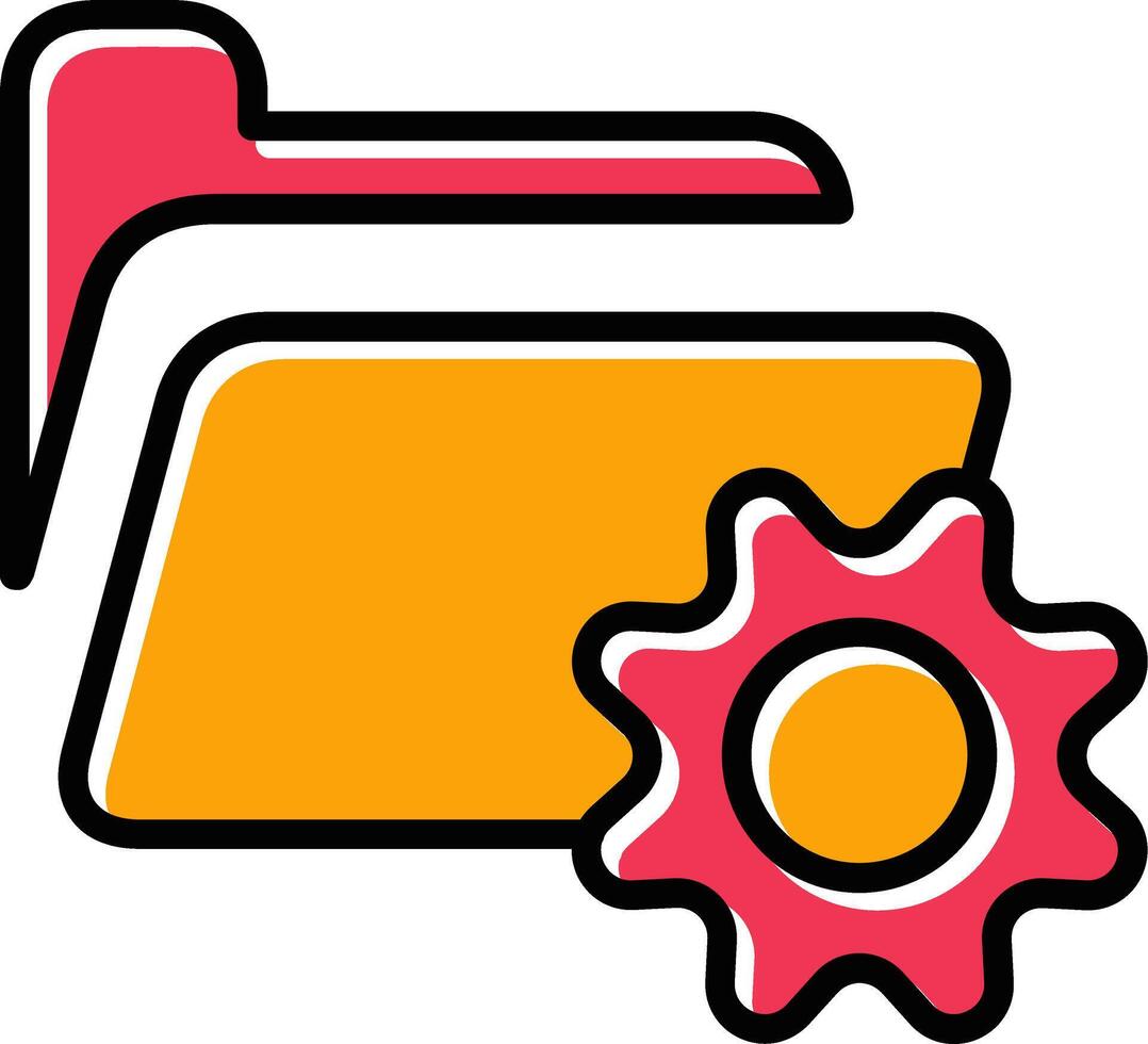 Preferences Folder Vector Icon
